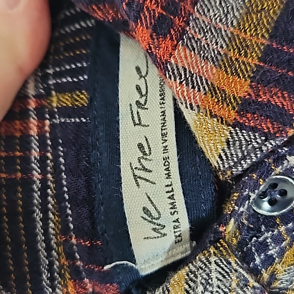 Free People We the Free Hidden Valley Button Down Shirt Size XS - Picture 4 of 11